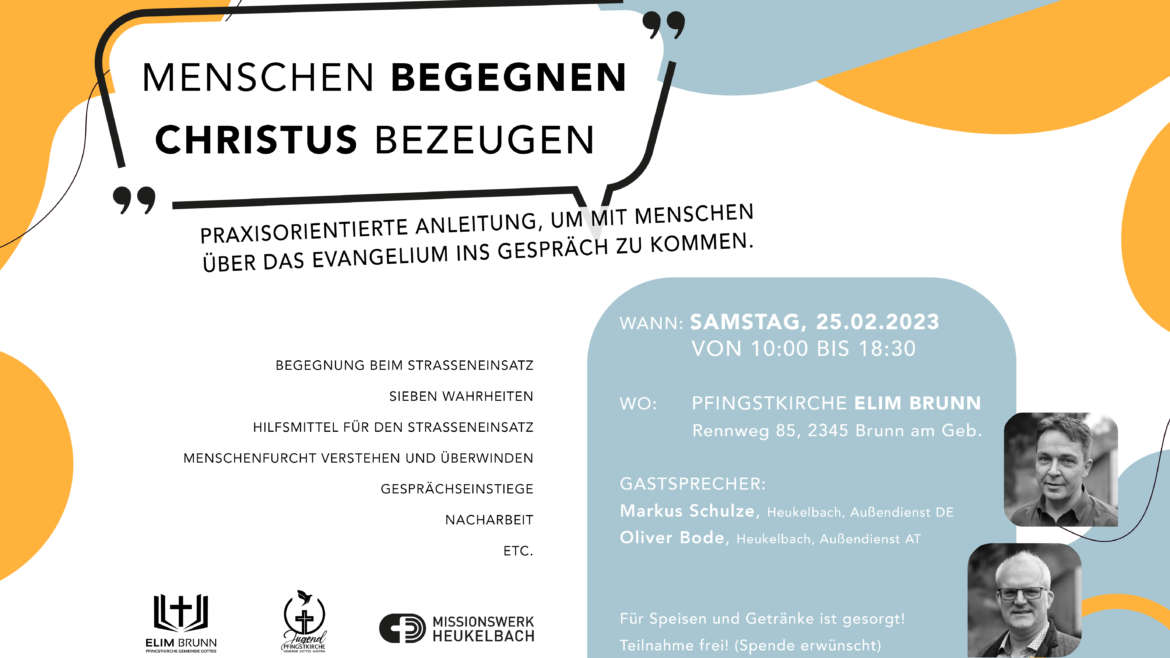 Seminar Straßenevangelisation (Heukelbach)